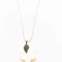 Bejeweled Flower Necklace